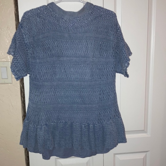 Free People Unique Crocheted Cotton Mini - Picture 3 of 13